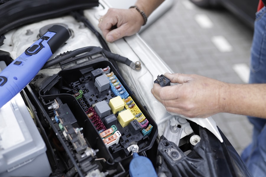 Diagnosing a car engine